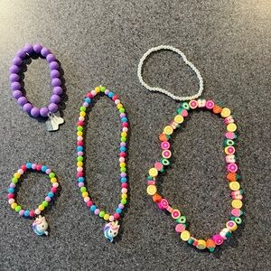 Vibrant Unicorn Kids Jewelry Set